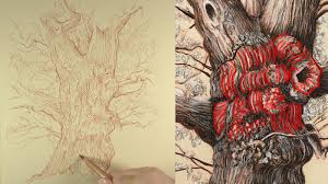 Includes fundamentals for drawing trees, rocks, buildings, mountains, lakes, and other scenic elements. How To Draw Trees