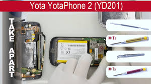 Yota YotaPhone 2 YD201 Take apart ...