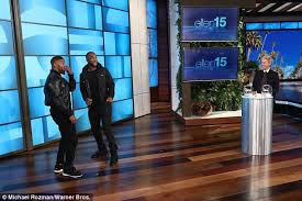 It's midday and i'm standing in a parking lot across the road from warner bros. Ellen Degeneres Wants Beyonce S Only Instagram Follow Daily Mail Online