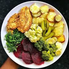 Cafe Da Manha Ovo E Batata Doce Prato Perfeito Para O Almoc Food Chicken Meat