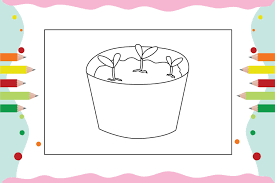 Download this adorable dog printable to delight your child. Watering Pot Coloring Pages For Kid 59 Grafico Por Eyeizz Studio Creative Fabrica