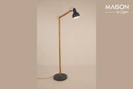 This dark grey floor lamp features a dark grey shade crafted of metal and rope perfect for a living room, bedroom, family room, den, library, or study for over 100 years, safavieh has been crafting products of the higest quality and unmatched style Study Dark Grey Floor Lamp The Delicate Mix Of Light Wood Maison En Vogue