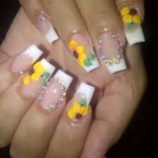 Hibiscus flower nail art tutorial nails manicure. Disenos Para Unas De Pies De Girasoles