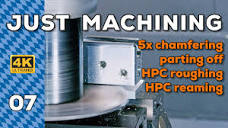 CNC Machining an aluminum part with HPC tools | Hermle C400 | 5x ...