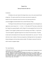 Who wrote the book of luke in the bible? Doc Chapter 5 Literary Features Of Luke Acts Charles Puskas Academia Edu