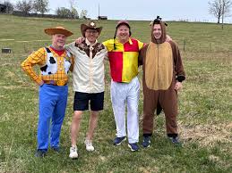 Quarter horse marathon relay in Lexington, KY