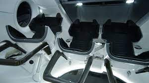 Spacex has thrown open the hatch to its crew dragon spacecraft, revealing a sleek black and white interior for the capsule it is building to fly astronauts to the international space station and other destinations. Inside The Spacex Crew Dragon Spacecraft Youtube