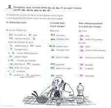 L Article Partitif Unas Francesas