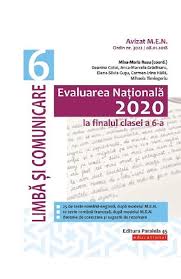 Update simulare evaluare națională 2021. Evaluarea Nationala 2020 Limba Si Comunicare Clasa 6 Mina Maria Rusu Geanina Cotoi Libris