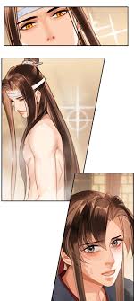 MDZS manhua chap 230: whatever most importantly, LAN ZHAN IS NAKED –  @razberryyum on Tumblr