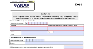 Identificator interogare persoana impozabil tai pan expert s.r.l., cu domiciliul fiscal municipiul bucureti, sector 3, str. Declaratia 094 Online Formular Pdf Inteligent Vers Incepand Cu 20 01 2021