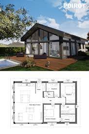 Plan de maison en bois. Plan De Maison Bois Lumineuse Plan Maison Bois Plan Maison Maison Bois