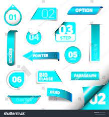 Set Blue Vector Progress Step Icons: vector de stock (libre de regalías)  331314752 | Shutterstock
