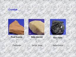 Batu ,pasir dan tanah 2.contoh benda buatan gunting,kertas dan mobil. Batuan Dan Tanah Ppt Download