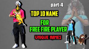 Free fire is a game and in free fire, we have the option to change your name and keep the best name that suits you. Top 10 Name For Free Fire Top 10 Name Ideas For Free Fire Player Names For Free Fire Player Youtube