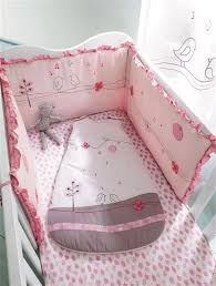 Tour De Lit Bebe Brode Theme Cui Cui Rose Vertbaudet Enfant Coudre Pour Bebe