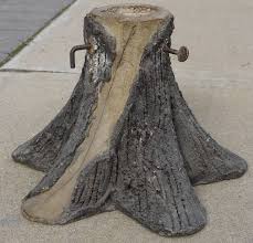 Vintage Faux Bois Christmas Tree Stand 1stdibs Com Christmas Tree Stand Vintage Christmas Tree Tree Stand