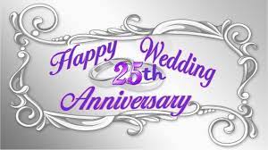 Hoping for many more years of happiness. Happy 25th Wedding Anniversary Youtube