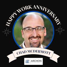 Happy work anniversary, Chad McDermott ! Congratulations