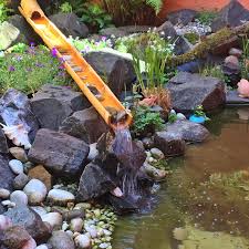 Bambus Wasserlauf Wasserspiel Diy Garten Gardening Bachlauf Teich Pond Wasserfall Garten Wasserlauf Teich