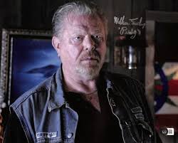 William Lucking "Piney Winston" Sons of Anarchy Signed 11x14 Photograph  BECKETT