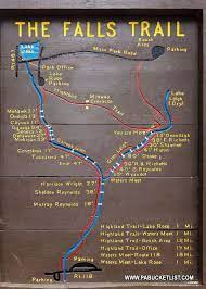 Falls Trail Map Ricketts Glen State Parks National Parks Trip Highland Lakes