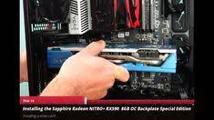 how to install the sapphire radeon nitro rx 590 8gb oc backplate special edition oc https youtu be a rslsam6x0 via youtube amd sap nitro 8gb installation