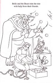 Beauty And The Beast Christmas Disney Coloring Pages Disney Princess Coloring Pages Christmas Coloring Pages