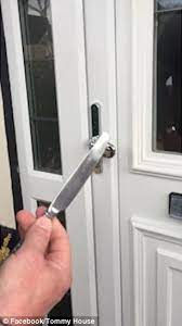 Insert the knife between the door and the door jamb strike plate until you feel the tip of the knife bottom out on the door latch. How To Break Into Your Home With A Butter Knife Daily Mail Online