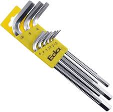EDA Chaves Allen Longas Com 9 Peças 1 5 A 10 Mm Eda
