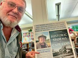 Thanks to everyone who braved the wild Cape elements today to attend my  “Historic Storms of Cape Cod”author talk & book signing at the Dennis  Memorial Library today, which was co-hosted by