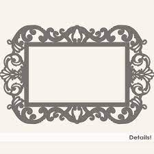 Clipart Cornice Barocca Ornata Cornici Digitali Gotiche Etsy Baroque Frames Frame Victorian Picture Frames