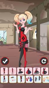 Dress up harley quinn : Game Harley Quinn Dress Up Girl Games Pour Android Telechargez L Apk