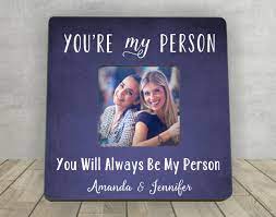 Best Friend Gift Personalized Picture Frame Christmas Gift Etsy In 2021 Best Friend Gifts Personalized Best Friend Gifts Friend Christmas