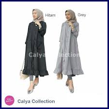 Model baju gamis terbaru 2021: 30 Trend Terbaru Model Baju Tunik Kain Balotelli Poppy Rock