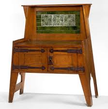 Art deco inlaid commode sideboard cabinet furniture modernist. V A Arts And Crafts
