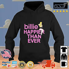 She is the daughter of actress and former theater troupe teacher maggie baird, and actor patrick o'connell, both of whom are also musicians, and work on o'connell's tours. Billie Eilish Happier Than Ever Pretty Girl Shirt Hoodie Sweater Long Sleeve And Tank Top