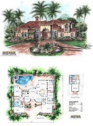 Mediterranean House Plan 2 Story Tuscan Style Home Floor Plan Luxury Mediterranean Homes Mediterranean Homes Mediterranean Style Homes