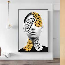 Whether it's your own room, your teen's or a younger child's, let the walls set a zany mood for the space. Surelife Abstract Creative Butterfly Women Wall Art Prints Poster Canvas Paintings Pictures For Living Room Home Decorative Painting Calligraphy Aliexpress