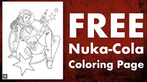 You can use our amazing online tool to color and edit the following fallout 3 coloring pages. Official Bethesda Gear On Twitter Free Fallout Nuka Cola Girl Coloring Page Available For A Limited Time Download Today Https T Co 9bmr5rc2wl