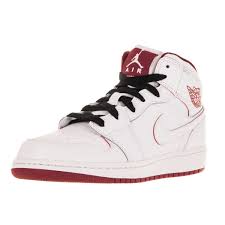 Air Jordan 1 Mid Bg Gym Red White Black Online Shopping Bedding Furniture Electronics Jewelry Clothing More Black Basketball Shoes Air Jordans Sneaker Stores