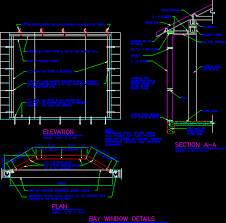 The secret to diy bay window curtain rods from 3 little greenwoods. Bay Window Detail Dwg Plan For Autocad Designs Cad