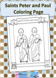 Peter a primacy, christ gave to the church a gift, a means by which to preserve her unity. Saints Peter And Paul Coloring Page Drawn2bcreative