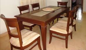 Dining room sets a dining room is a place for everyday meals, family gatherings, and celebrations. Standard 6 Chair Teak Wood Dining Table Rs 30000 Set Haji Abdul Sattar Sons Id 13768098873
