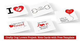 Enter your bingo card title, choose a size, and type your words into the squares. How To Create And Print Your Own Note Cards For Dog Lovers Happydogisland Com