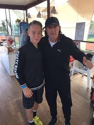 Sports center, tennis court(s), tennis club. Paul Werren Oktober 2017 Mallorca Mit Guillermo Vilas Paul Werren