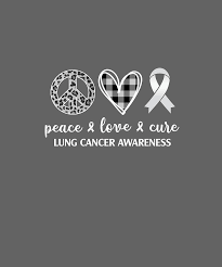 Cancer from other organs also may spread to the lungs. Peace Love Cure White Ribbon Lung Cancer Awareness Shirt Digital Art By Felix