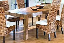 Wicker kitchen & dining room chairs : Wicker Dining Room Chairs House N Decor