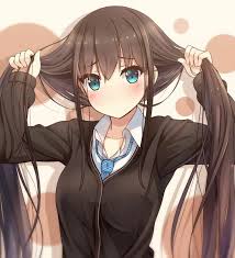 Anime girls art arts brown hair characters green eyes picture pictures anime. Anime 1222143 Anime Girl Green Eyes Anime Girl Brown Hair And Anime Kawaii On Favim Com