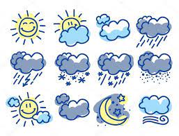 Die legende der wettersymbole auf wetter.com. Laden Sie Lizenzfreie Handgezeichnete Wetter Symbole Auf Weissem Hintergrund Stockvektoren 23232664 Aus Depositphot Wetter Symbole Schaf Zeichnen Hande Zeichnen